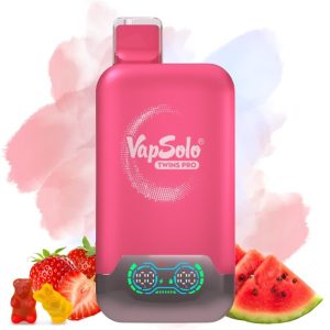 Vapsolo 50k Fragola Anguria & Gummy Bear - Puff Vapsolo Italia Vapsolo Twins Pro 50000 Strawberry & Mango Peach Watermelon (Copy)