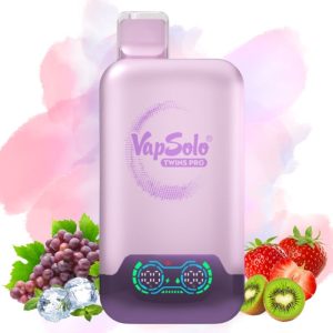 Vapsolo Twins Pro 50000 Grape Ice & Kiwi alla Fragola - Puff Vapsolo Italia Vapsolo Twins Pro 50000 Lemon Lime & Watermelon Ice (Copy)