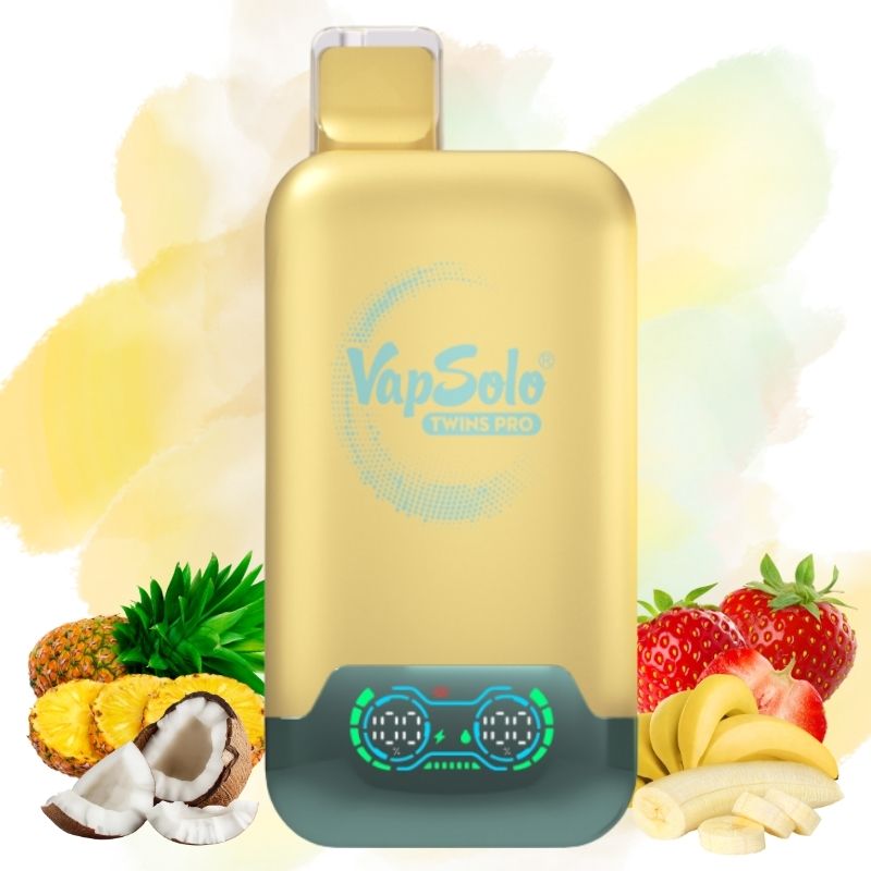 Vapsolo Twins Pro 50000 Ananas Cocco & Fragola Banana - Puff Vapsolo Italia Vapsolo Twins Pro 50000 Lemon Lime & Watermelon Ice (Copy)